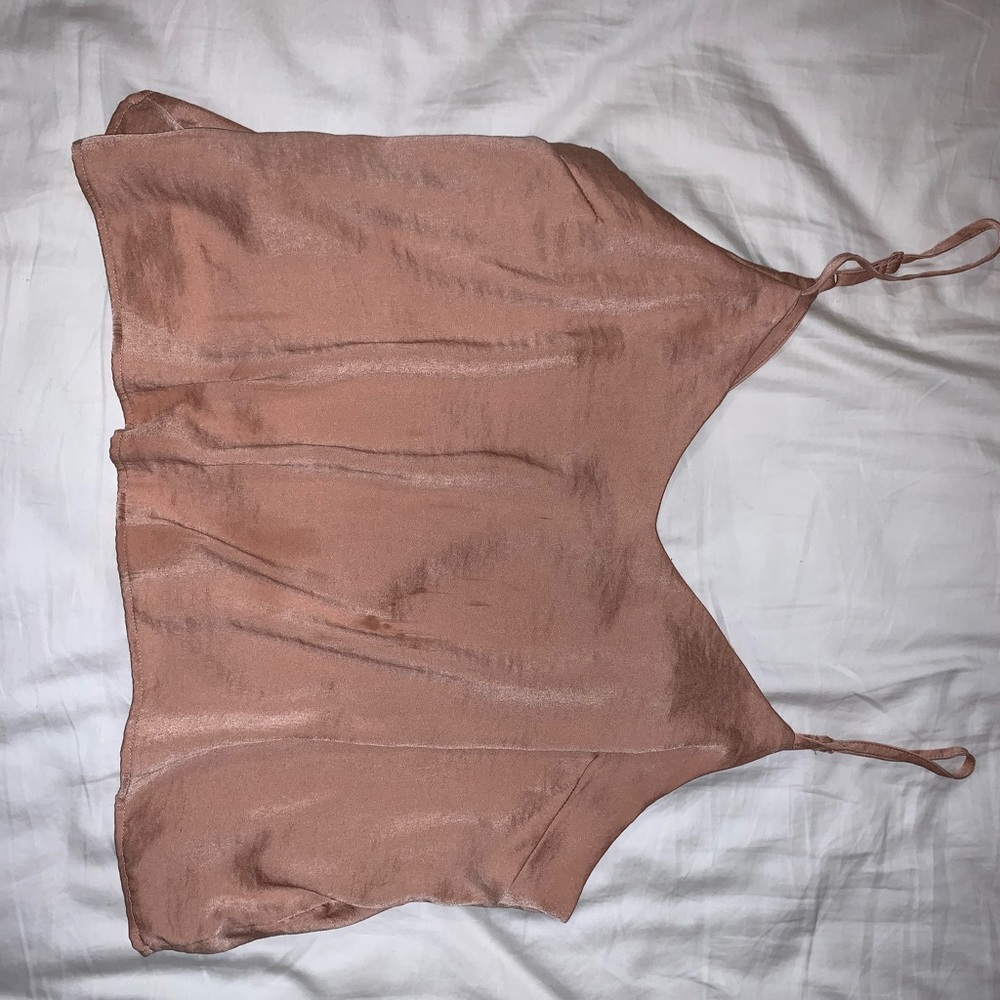 Silky Crop Top/Size L/American Eagle